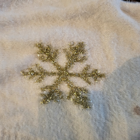 33 DEGREES SWEATER GORGOUS WINTER EMBELLISHMENT. NEW W/TAGS SZ L - Picture 3 of 5